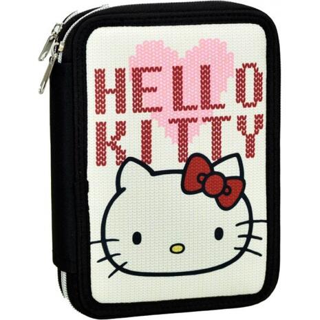 Κασετίνα Hello Kitty Croche GIM διπλή γεμάτη (335-73100)