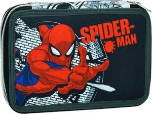 Κασετίνα Spiderman Spider Wall GIM διπλή γεμάτη (337-07100)