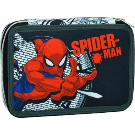 Κασετίνα Spiderman Spider Wall GIM διπλή γεμάτη (337-07100)