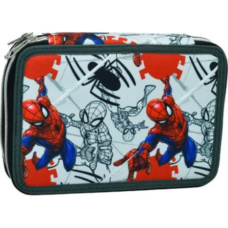 Κασετίνα Spiderman Spider Wall GIM διπλή γεμάτη (337-07100)