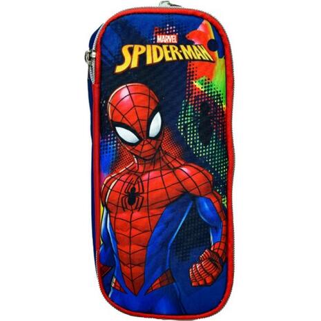 Κασετίνα Spiderman Silver Eyes Gim οβάλ 2 θέσεων (337-06144)