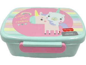 Δοχείου φαγητού Fisher Price πλαστικό (micro) unicorn (571-69265)