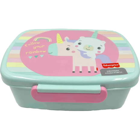 Δοχείου φαγητού Fisher Price πλαστικό (micro) unicorn (571-69265)