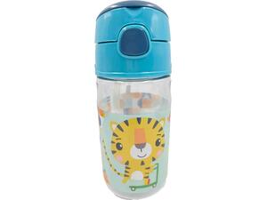 Παγούρι Πλαστικό Fisher Price πλαστικό με καλαμάκι 350ml tiger (571-67204)