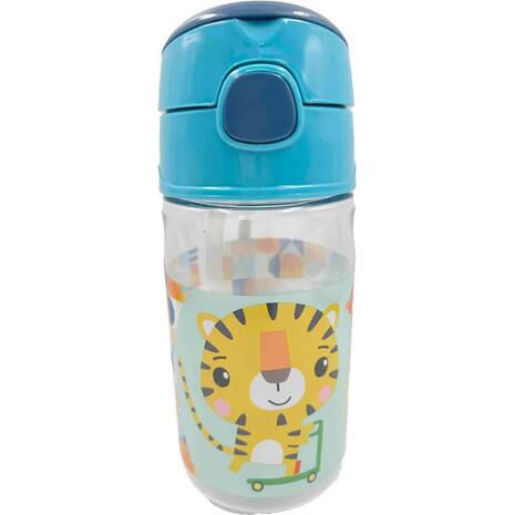 Παγούρι Πλαστικό Fisher Price πλαστικό με καλαμάκι 350ml tiger (571-67204)