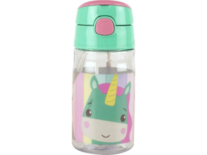 Παγούρι Fisher Price πλαστικό με καλαμάκι 350ml Unicorn (571-69204)