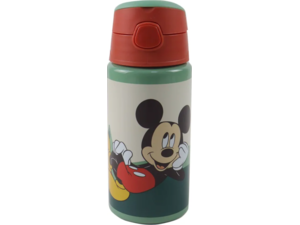 Παγούρι Gim αλουμινίου flip με καλαμάκι 500ml Mickey (553-15248)