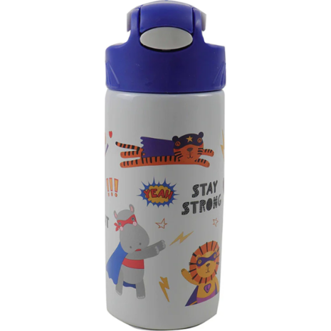 Παγούρι από ανοξείδωτο ατσάλι GIM Super Heroes Animals 500ml