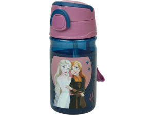 Παγούρι Gim πλαστικό 350ml με καλαμάκι Frozen discover (551-43204)