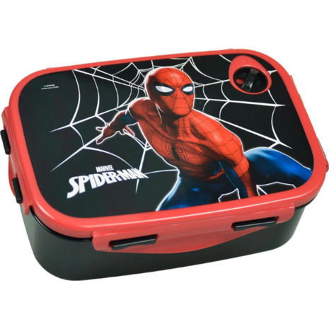 Δοχείου φαγητού GIM πλαστικό (micro) Spiderman black city (557-12265)