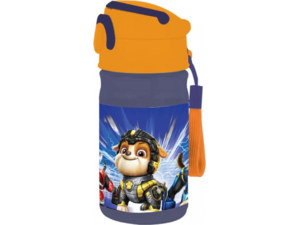 Παγούρι Gim πλαστικό 350ml με καλαμάκι Paw Patrol Mighty movie (555-23204)