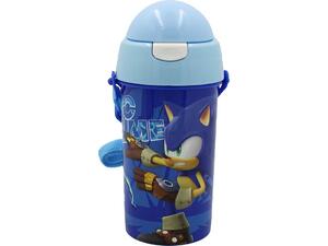 Παγούρι Gim πλαστικό με καλαμάκι 500ml Sonic prime (572-53209)