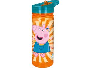 Παγούρι Stor πλαστικό με καλαμάκι 580ml Peppa Kindness Counts