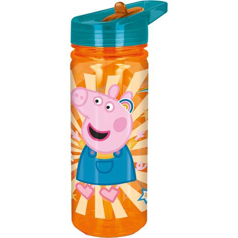 Παγούρι Stor πλαστικό με καλαμάκι 580ml Peppa Kindness Counts