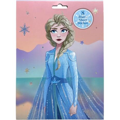 Αυτοκόλλητα Frozen Sticker Pad 8 Φύλλα