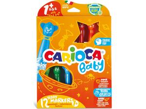 Μαρκαδόροι ζωγραφικής Carioca Baby Teddy Baby ( 12 τεμάχια )