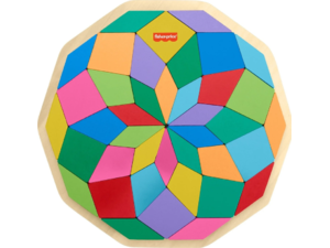 Fisher Price Ξύλινο Παζλ Mandala 41τμχ