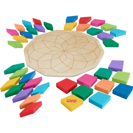 Fisher Price Ξύλινο Παζλ Mandala 41τμχ