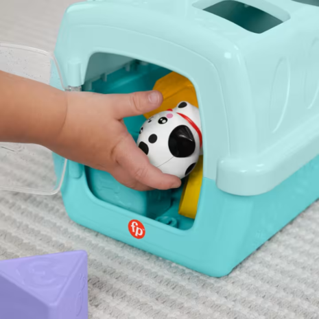 Fisher-Price Pets Βαλιτσάκι Μεταφοράς Κατοικιδίου με Ζωάκια και Σχήματα