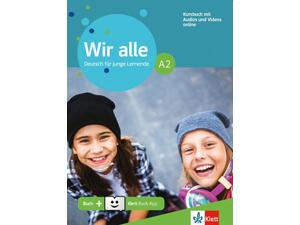 Wir alle A2: Kursbuch & Audios Online & Klett Book App (978-960-582-145-6)