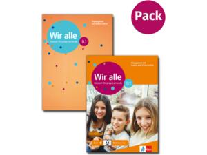 Wir alle B1: Ubungsbuch mit Glossar und Audios & Videos + Klett Book-App-Code + Trainingsheft