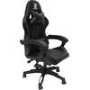 ΠΟΛΥΘΡΟΝΑ GAMING DARREN HM1203.10 ΜΑΥΡΟ-ΓΚΡΙ PVC & NYLON 51x49x125Υεκ.