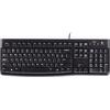 Ενσύρματο Πληκτρολόγιο Logitech K120 Keyboard GR Black