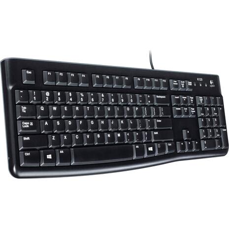 Ενσύρματο Πληκτρολόγιο Logitech K120 Keyboard GR Black