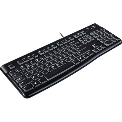 Ενσύρματο Πληκτρολόγιο Logitech K120 Keyboard GR Black