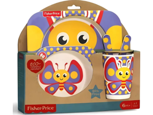 Σετ φαγητού Bamboo Fisher Price  4 τεμάχια