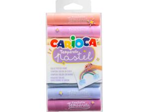 Tέμπερες Carioca Temperello Stick Pastel (σετ 8 χρωμάτων παστέλ)  (Διάφορα χρώματα)