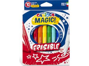 Μαρκαδόροι Ζωγραφικής Carioca Magic Erasable (συσκευασία 10 χρωμάτων)