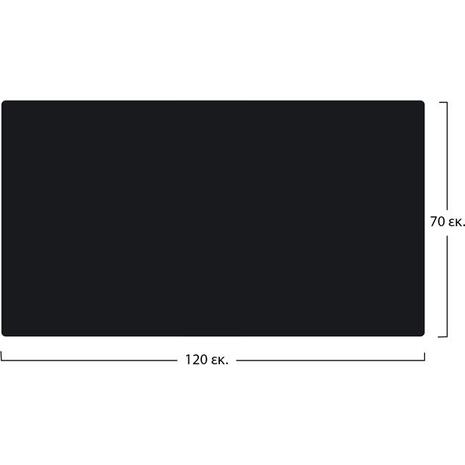 ΕΠΙΦΑΝΕΙΑ ΤΡΑΠΕΖΙΟΥ COMPACT HPL 120X70 εκ. ΜΑΥΡΗ HM5163.03