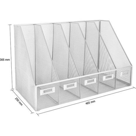 Θήκη Περιοδικών Mεταλλική OSCO 5 θέσεων