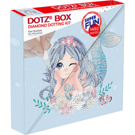 Κατασκευή Ψηφιδωτό Diamond Dotz Box Γοργόνα 22x22cm