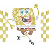 Κατασκευή Ψηφιδωτό Diamond Big Dotz Box Sponge Bob 28x28cm