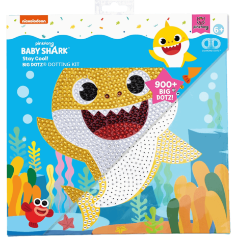 Κατασκευή Ψηφιδωτό Diamond Big Dotz Box Baby shark 28x28cm