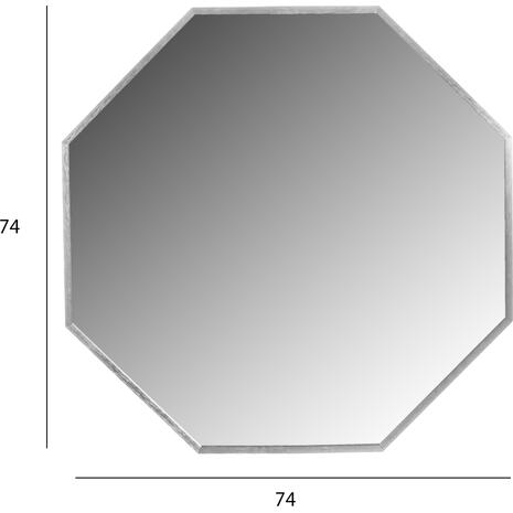 ΚΑΘΡΕΠΤΗΣ ΤΟΙΧΟΥ ΣΕΙΡΑ ARCHER HM4499.40 ΠΛΑΙΣΙΟ ΟΚΤΑΓΩΝΟ ΑΛΟΥΜΙΝΙΟΥ ΑΣΗΜΙ Φ74εκ