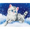 Κατασκευή Ψηφιδωτό Diamond Dotz Kitten in the snow 43x35cm