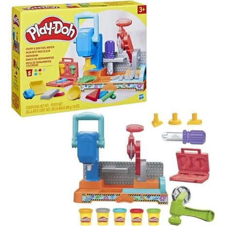 Play-Doh Stamp & Saw Toll Bench