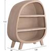 ΡΑΦΙΕΡΑ ΣΕΙΡΑ SANTORINI HM18060.02 MDF ΣΕ ΚΑΦΕ ΧΡΩΜΑ 120x38x133Υεκ.