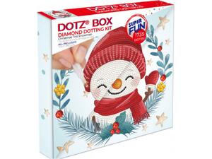 Κατασκευή Ψηφιδωτό Diamond Dotz Box Christmas Trio Snowman 22x22cm