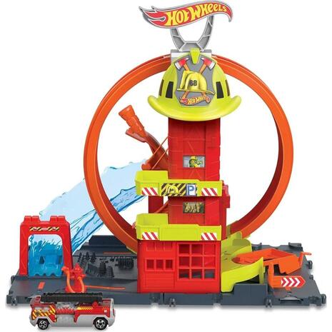 Mattel Hot Wheels City Πίστα Πυροσβεστικός Σταθμός