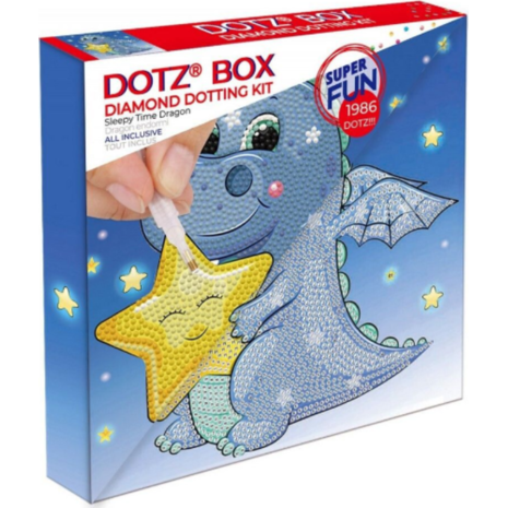 Κατασκευή Ψηφιδωτό Diamond Dotz Sleepy time dragon 22x22cm