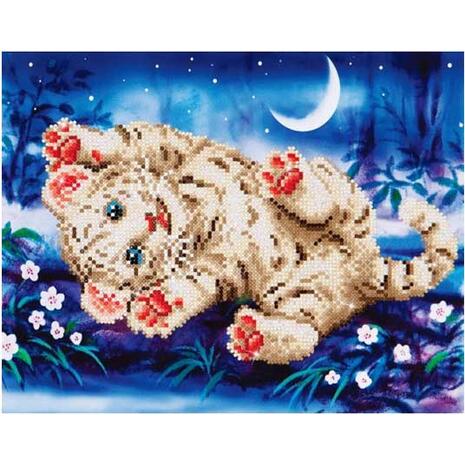 Κατασκευή Ψηφιδωτό Diamond Dotz Baby Tiger Roly Poly 43x35cm