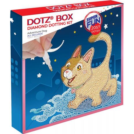 Κατασκευή Ψηφιδωτό Diamond Dotz Box Adventure dog 22x22cm