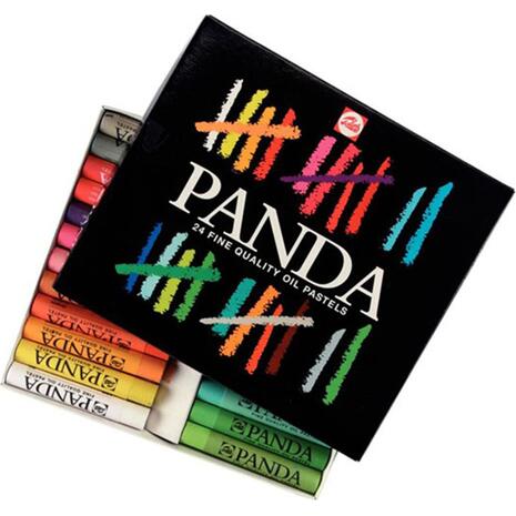 Λαδοπαστέλ Talens Panda Oil Pastels (συσκευασία 24 χρωμάτων)  (Διάφορα χρώματα)