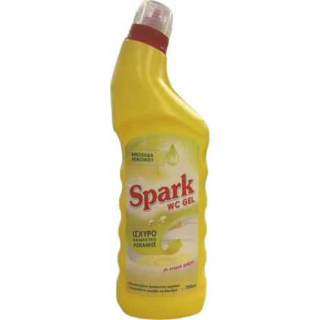 Υγρό Καθαριστικό Λεκάνης Spark Gel 750ml Λεμόνι