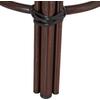 ΣΚΑΜΠΟ ΑΛΟΥΜΙΝΙΟΥ CHINO HM6285.01 BAMBOO LOOK ΚΑΦΕ-TEXTILENE ΚΑΦΕ Φ36x46Υεκ.