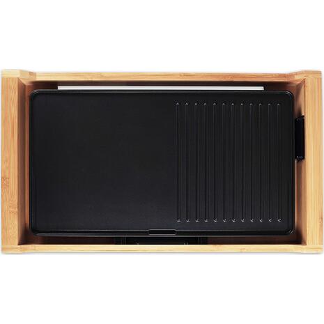 Ηλεκτρική γκριλιέρα Teppanyaki με πλαίσιο από bamboo, 1800W LIFE JAPANESE GRILL